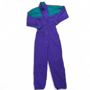 Eddie Bauer Purple and Teal SnowJumpsuit
